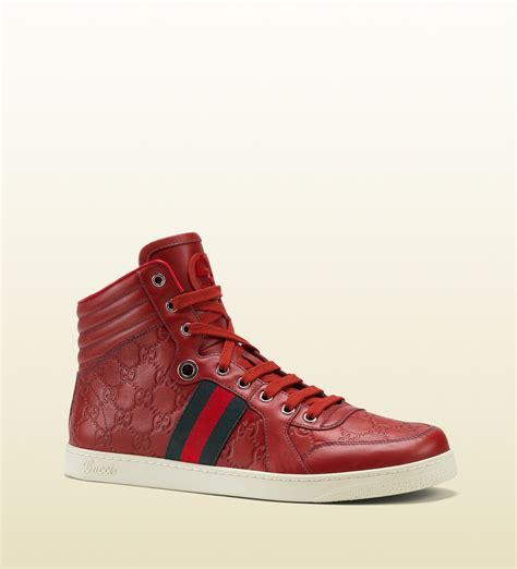 red gucci shoes for boys|red Gucci shoes men.